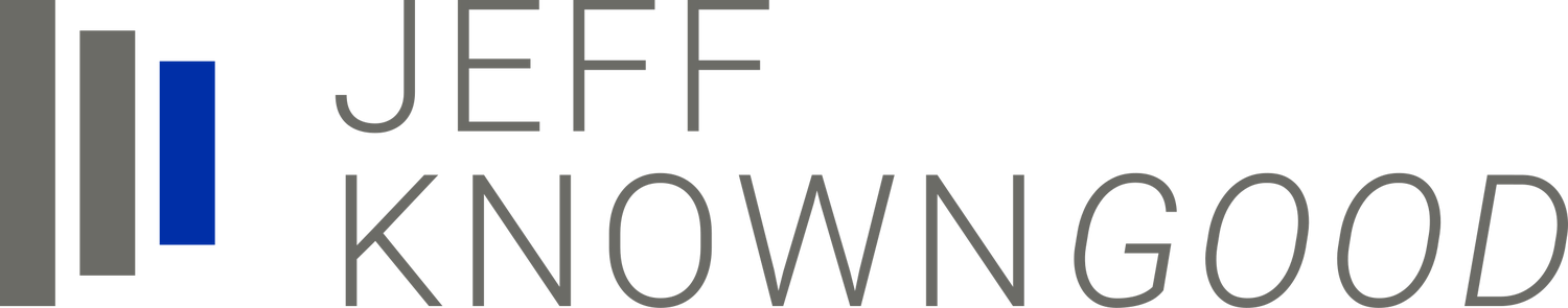 Jeff KnownGood primary logo mark